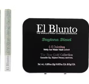 3g Hash Infused Pre-Rolls [6 Pack] - Daytona Diesel By El Blunto (Sativa) 38.2% THC